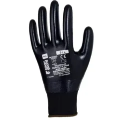 12 - Paia Guanti Da Lavoro Coverguard In Nitrile Eurolite 1NISB00 Rischi meccanici