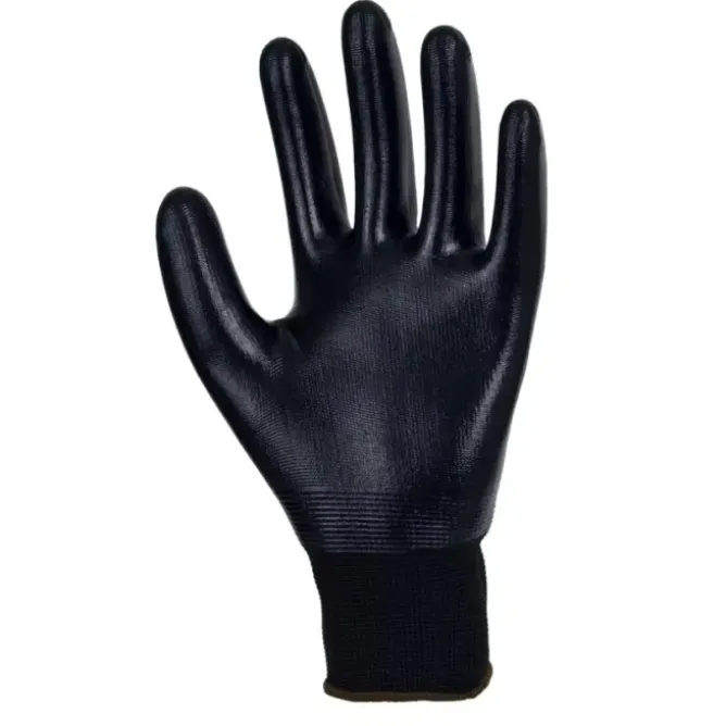 12 - Paia Guanti Da Lavoro Coverguard In Nitrile Eurolite 1NISB00 Rischi meccanici