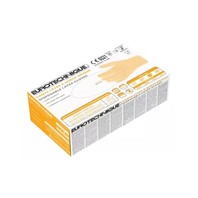 10 Confezioni - Guanti Da Lavoro Coverguard In Lattice Euro-one MO5810 Monouso (100 pezzi)