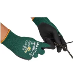 12 Paia - Guanti da Lavoro ATG Maxiflex Cut 42-8743 Rivestito in Nitrile Touchscreen