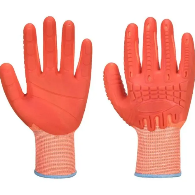 12 Paia - Guanti da Lavoro Anti Taglio HR Super Grip Impatto - A728 Portwest
