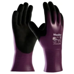 12 Paia - Guanti Da Lavoro ATG Maxidry In Nitrile 56-426