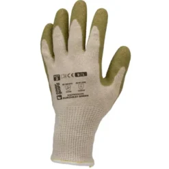 10 Paia - Guanti Da Lavoro Coverguard In Lattice Euroheat 1HEFR0P Rischi Meccanici