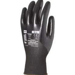 12 Paia - Guanti Da Lavoro Coverguard In Nitrile Eurolite 1NIAB Rischi Meccanici