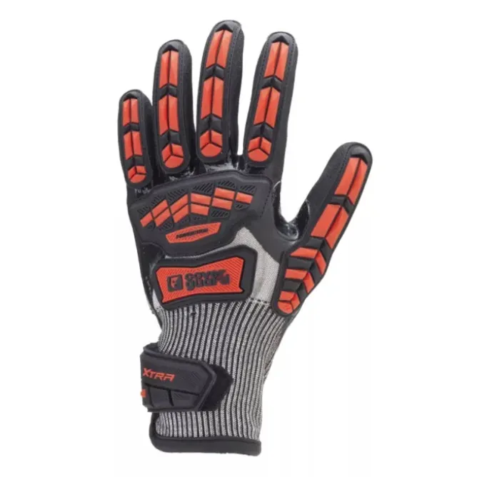 5 Paia - Guanti Da Lavoro Coverguard in Nitrile Eurocut Impact 200 1CHIC30 Antitaglio