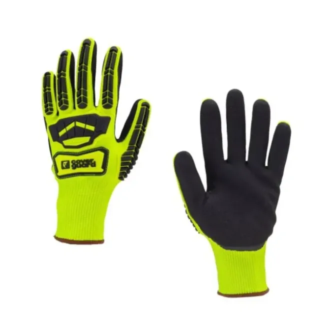 5 Paia - Guanti Da Lavoro Coverguard in Nitrile Eurocut Impact 200 1CHIC30 Antitaglio