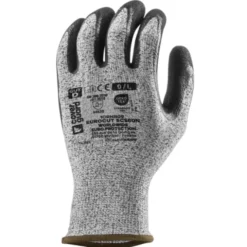 10 Paia - Guanti Da Lavoro Coverguard In Nitrile Eurocut 1CRNB Antitaglio