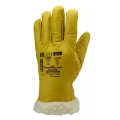 6 Paia - Guanti Da Lavoro Coverguard In Pelle Eurowinter MO2490 Antifreddo