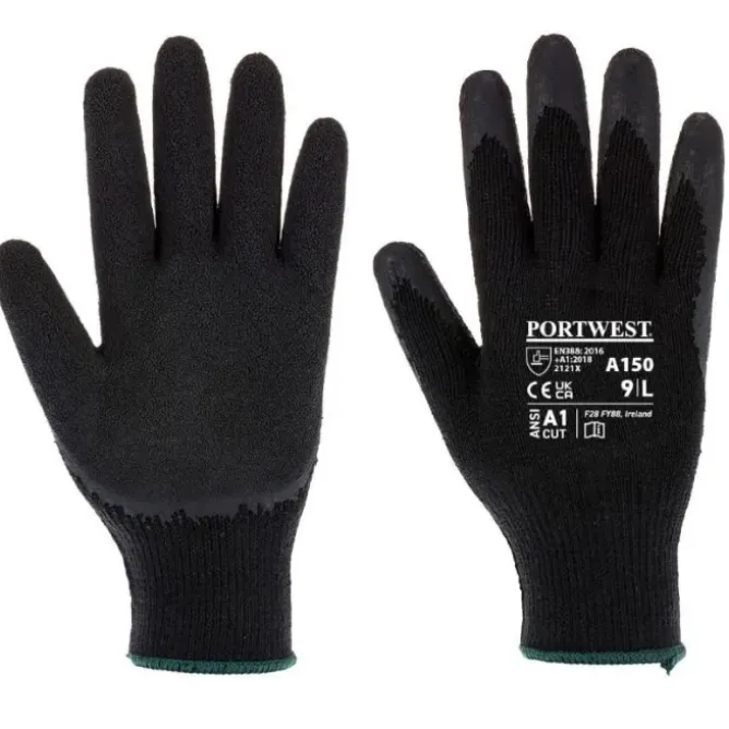12 Paia - Guanti da Lavoro Classic Grip - Lattice - A150 Portwest