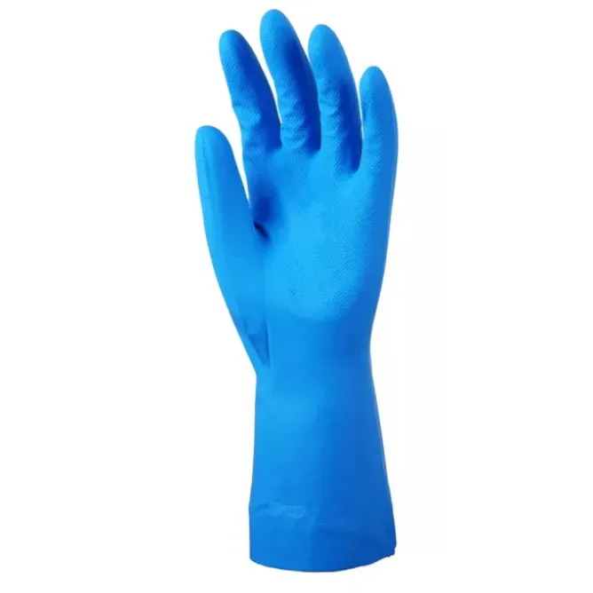 10 Paia - Guanti Da Lavoro Coverguard In Nitrile Eurochem MO5560 Rischio Chimico