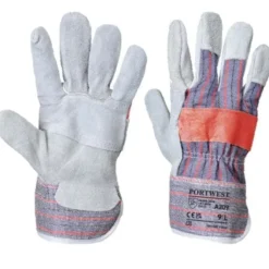 12 Paia - Guanti da Lavoro Classic Canadian Rigger - A209 Portwest