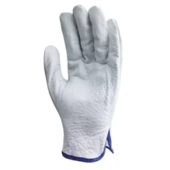 10 Paia - Guanti Da Lavoro Coverguard In Pelle Eurostrong MO1240 Rischi Meccanici