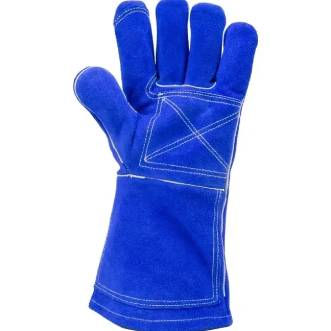 6 Paia - Guanti Da Lavoro Coverguard In Pelle Euroweld 1WEL360 Saldatore