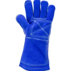 6 Paia - Guanti Da Lavoro Coverguard In Pelle Euroweld 1WEL360 Saldatore