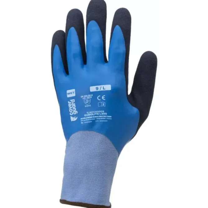 10 Paia - Guanti Da Lavoro Coverguard In Lattice Eurolite 1LACC00 Anticalore