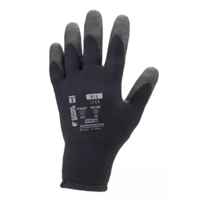 10 Paia - Guanti Da Lavoro Coverguard In PVC Euroice 1WIPP0 Anticalore