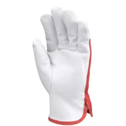 12 Paia - Guanti Da Lavoro Coverguard In Pelle Eurostrong MO880 Rischi Meccanici
