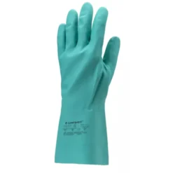 10 Paia - Guanti Da Lavoro Coverguard In Nitrile Eurochem MO5530 Rischio Chimico