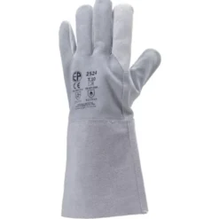 12 Paia - Guanti Da Lavoro Coverguard In Pelle Euroweld MO2524 Saldatore