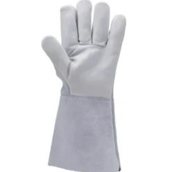 12 Paia - Guanti Da Lavoro Coverguard In Pelle Euroweld MO2524 Saldatore