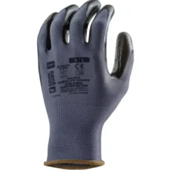 10 Paia - Guanti Da Lavoro Coverguard In Nitrile Eurolite 1NICB Rischi Meccanici