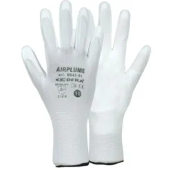 12 Paia - Guanti da Lavoro Cofra in Nitrile Airplume G042-D101