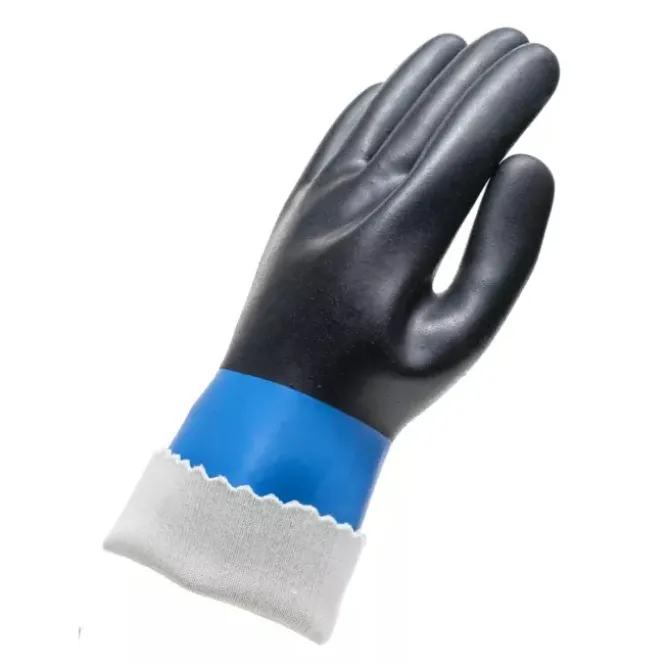 12 Paia - Guanti Da Lavoro Coverguard In Neoprene Eurochem NES30 1CHNE30 Protezione Chimica