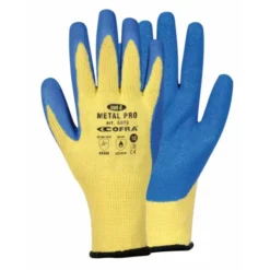 12 Paia - Guanti Da Lavoro Cofra Metal Pro in Lattice G070-D100