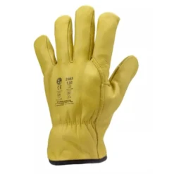 12 Paia - Guanti Da Lavoro Coverguard In Pelle Eurowinter MO2465 Antifreddo