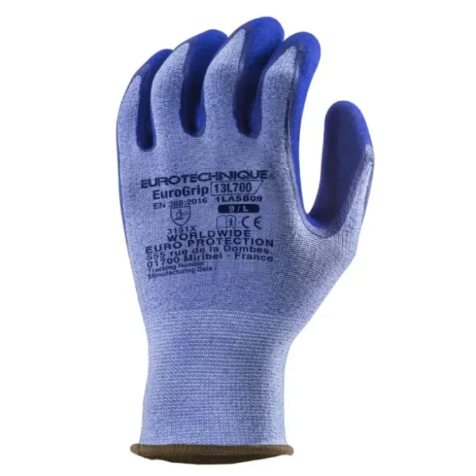 5 Paia - Guanti Da Lavoro Coverguard In Lattice Eurolite 1LASB0P Rischi Meccanici