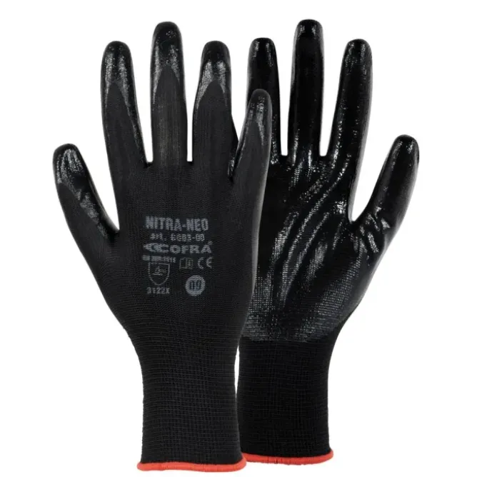 12 Paia - Guanti Da Lavoro Cofra Nitra-Neo in Nitrile G003-DD00