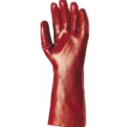 10 Paia - Guanti Da Lavoro Coverguard In PVC Eurostrong MO3620 Rischi Meccanici