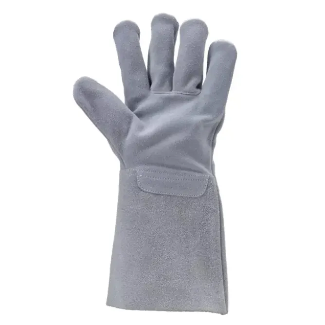 10 Paia - Guanti Da Lavoro Coverguard In Pelle Euroweld MO2515 Anticalore