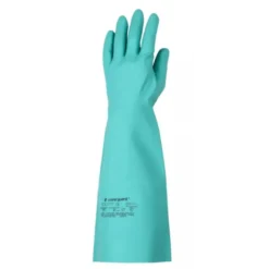 6 Paia - Guanti Da Lavoro Coverguard In Nitrile Eurochem MO5540 Rischio Chimico