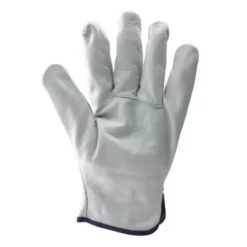 10 Paia - Guanti Da Lavoro Coverguard In Pelle Eurostrong MO2240 Rischi Meccanici
