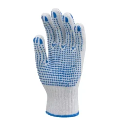12 Paia - Guanti Da Lavoro Coverguard In Cotone Eurostrong MO4350 Rischi Meccanici