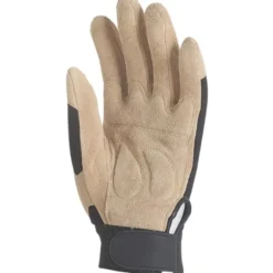 12 Paia - Guanti Da Lavoro Coverguard In Pelle Eurostrong MO910 Rischi Meccanici