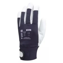 10 Paia - Guanti Da Lavoro Coverguard In Pelle Eurocut 1DRI860 Rischi Meccanici