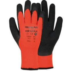 12 Paia - Guanti Da Lavoro Cofra Frezing Pro in Lattice G023-D100