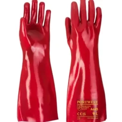 12 Paia - Guanti da Lavoro in PVC 45cm - A445 Portwest