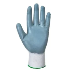 12 Paia - Guanti da lavoro in Nitrile con supporto in Nylon e filo continuo - A310