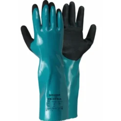12 Paia - Guanti da Lavoro in Nitrile Cofra Abragrip G603-D100