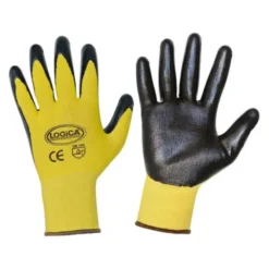 12 Paia - Guanti da lavoro Spalmati in Nitrile Logica SPARK