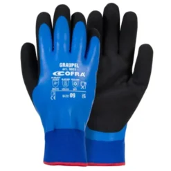 12 Paia - Guanti da Lavoro Stretch Cofra in Lattice Graupel G025-D100