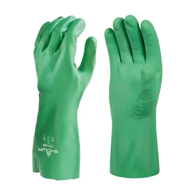 12 Paia - Guanti Showa 731 EBT in Nitrile BIODEGRADABILI sh731