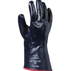 12 Paia - Guanti Showa 7199NC in Nitrile e cotone Jersey rinforzato sh7199NC