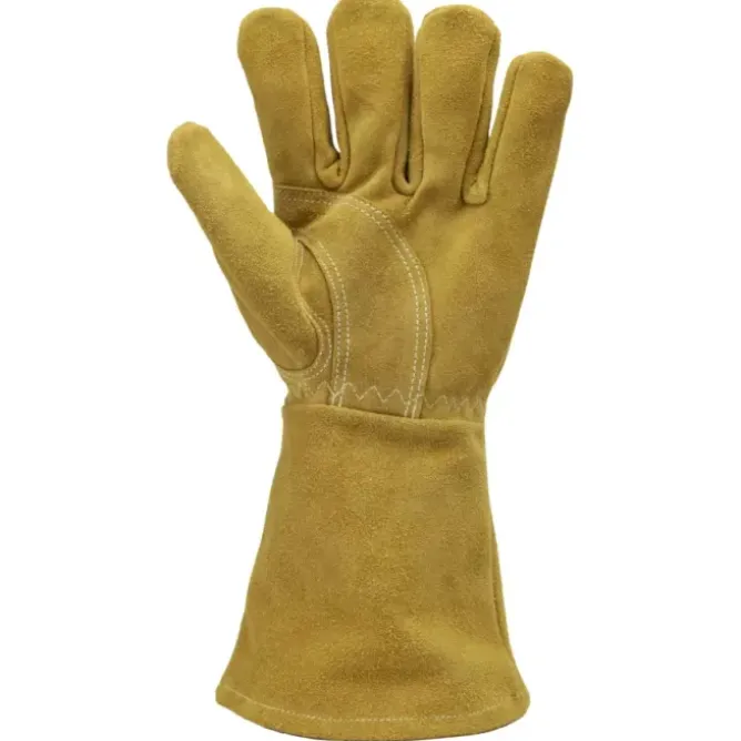 12 Paires - Gants De Travail Coverguard En Cuir Euroweld 1WEL330 Soudeur