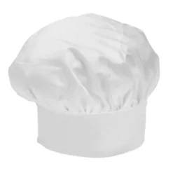 2 Pezzi - Cappello da Lavoro Cuoco 100% Cotone Giblor's Toque 416