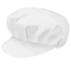2 Pezzi - Cappello da Lavoro Cuoco 100% Cotone Giblor's Lady 401