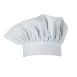 2 Pezzi - Cappello da Lavoro Cuoco 100% Cotone Giblor's Scuola Q5I00202